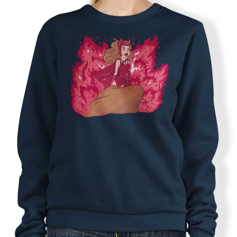 MarianoSan's The Little Witch Crewneck Sweatshirt for All Sizes