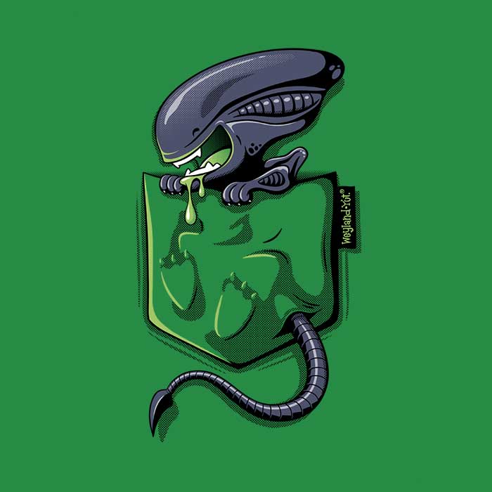 Victorsbeard Xeno Pocket Crewneck Sweatshirt for Men and Women