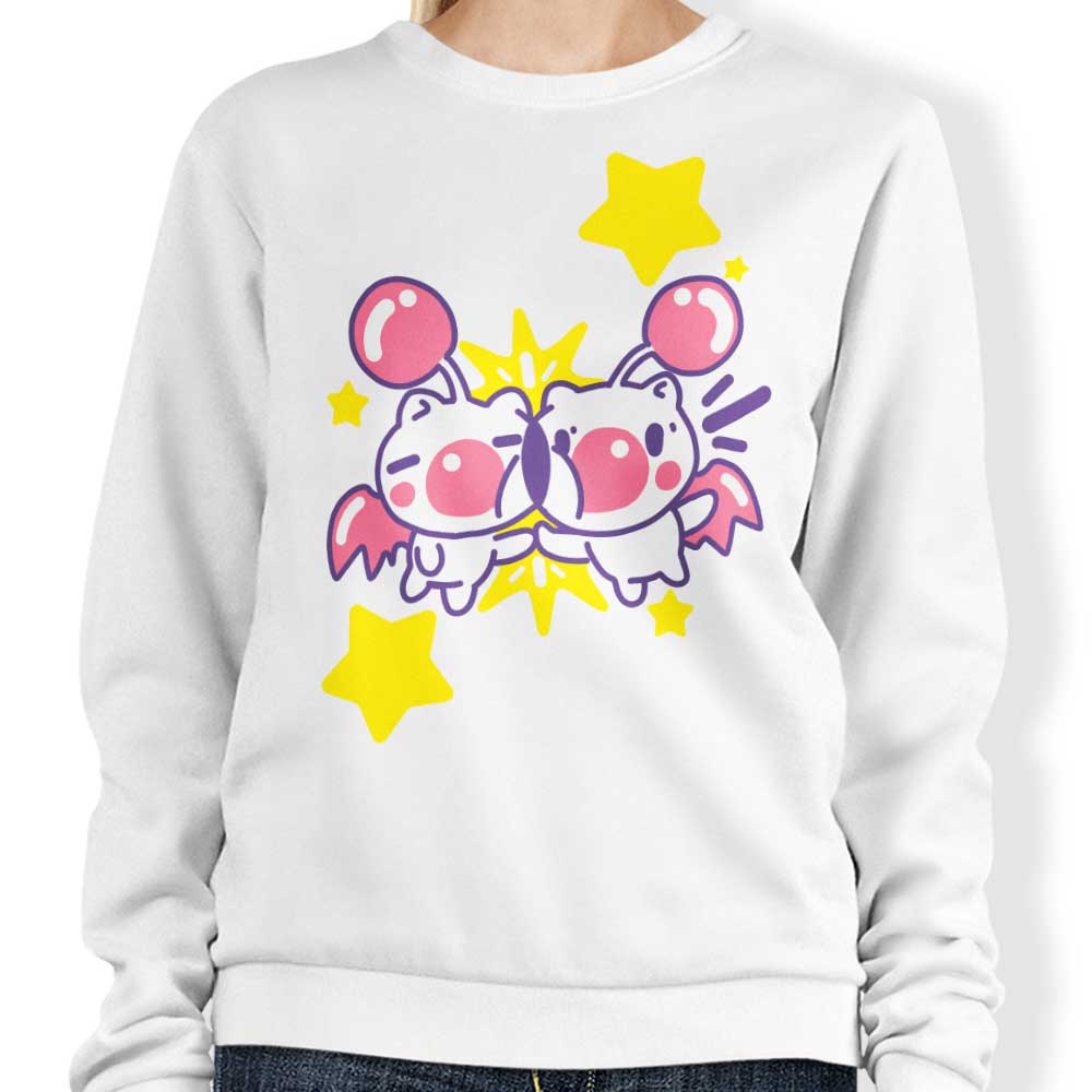 Sketchdemao's Comfortable Stick Friends Crewneck Sweatshirt in S - 4XL