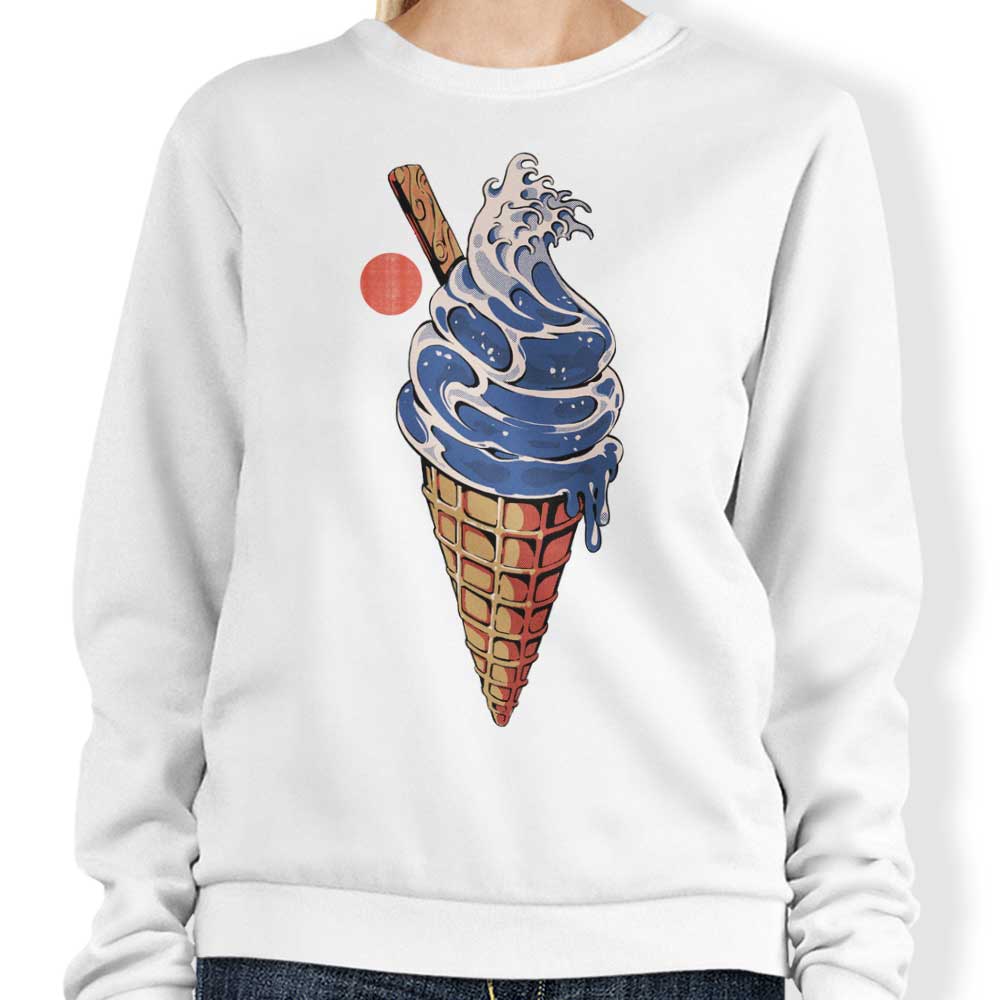 Fantastic Ice Cream Design Crewneck Sweatshirt by Ilustrata