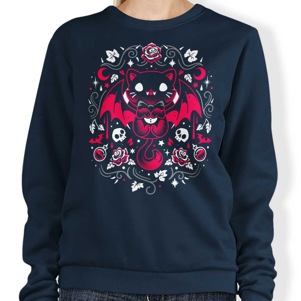 Mysterious 'Purrs of Darkness' Unisex Sweatshirt