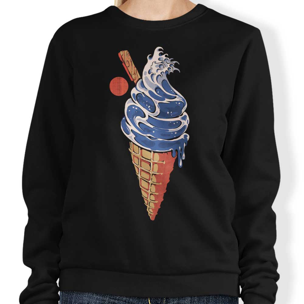 Fantastic Ice Cream Design Crewneck Sweatshirt by Ilustrata