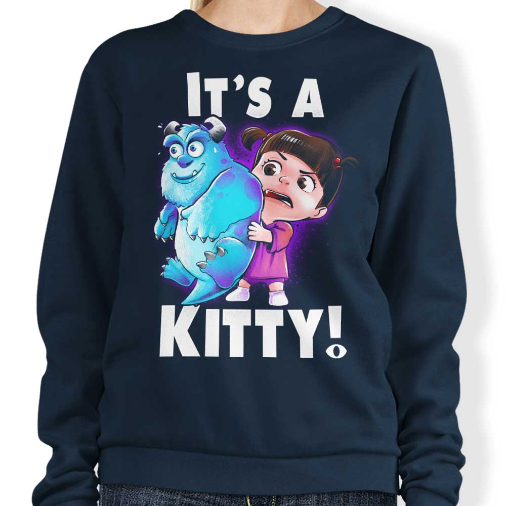 Alemaglia's Adorable Kitty Crewneck Sweatshirt for All Sizes