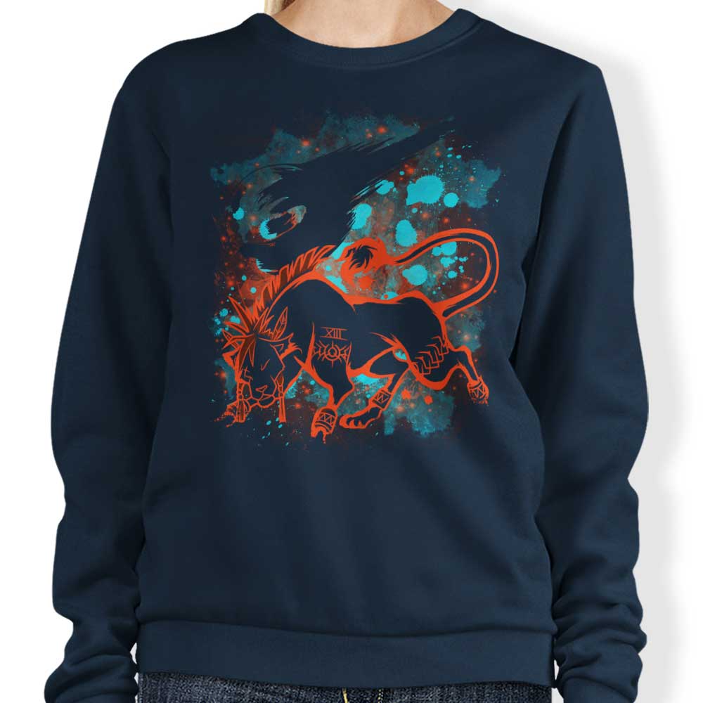 Cosmic Fantasy Crewneck Sweatshirt - A Stylish Apparel by Soulkr