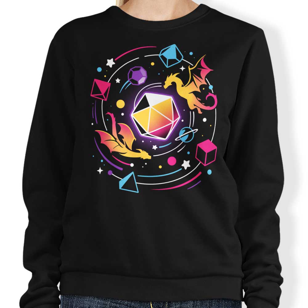 Dragon Dice Solar System-themed Men's and Women's Sweatshirt