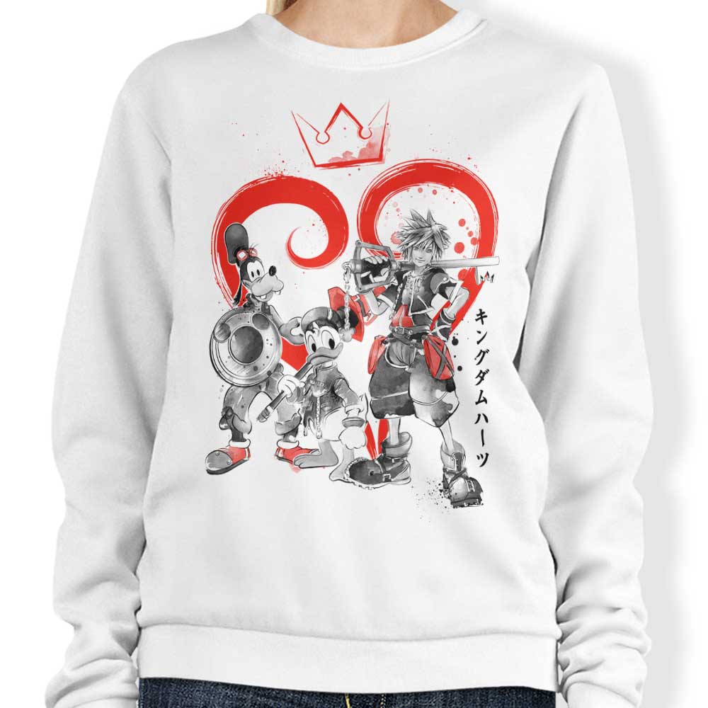Kingdom Sumi-e Design Sweatshirt for Fashion Enthusiasts
