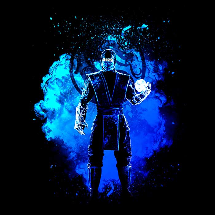 Soul of the Frosty Ninja Crewneck Sweatshirt - A Stylish Apparel by Donnie Illustrations