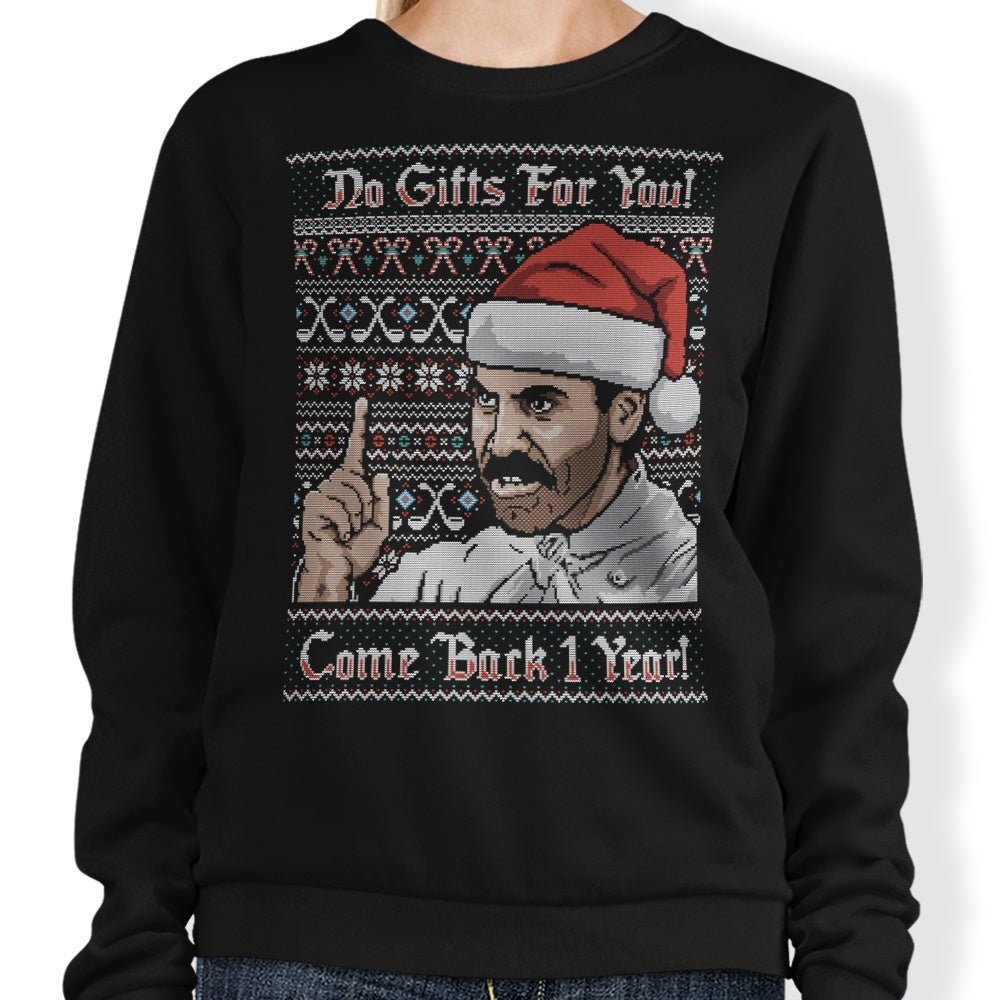 CoD Designs Comfortable No Gifts Crewneck Sweatshirt in S - 4XL Sizes