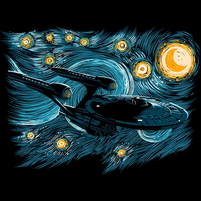 Starry Enterprise Brand Crewneck Sweatshirt for All Sizes