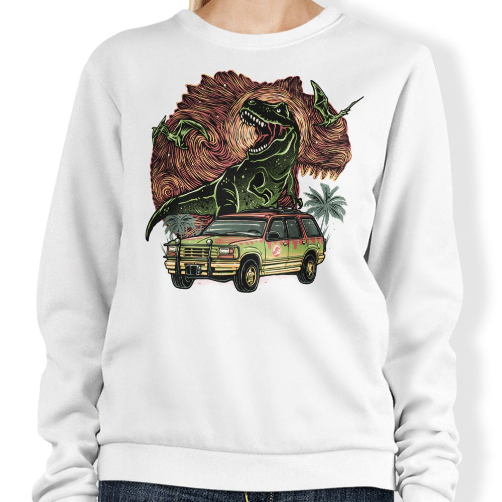Dinosaur Adventure - Comfortable Sweatshirt for Outdoor Expeditions