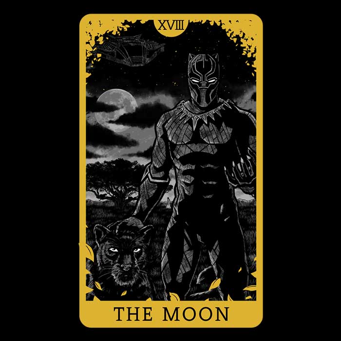 Tarot Sweatshirt Featuring The Moon Design - Crewneck Style