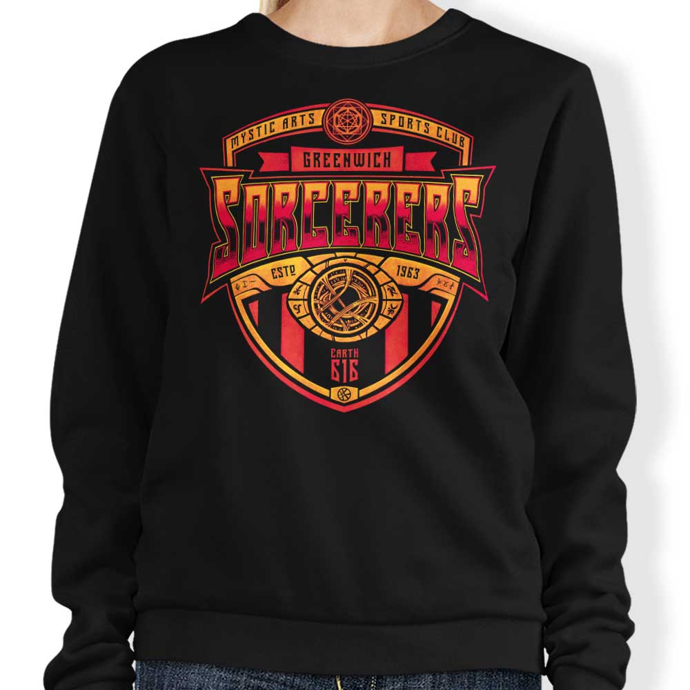 Teesgeex Greenwich Sorcerers Crewneck Sweatshirt for Men and Women