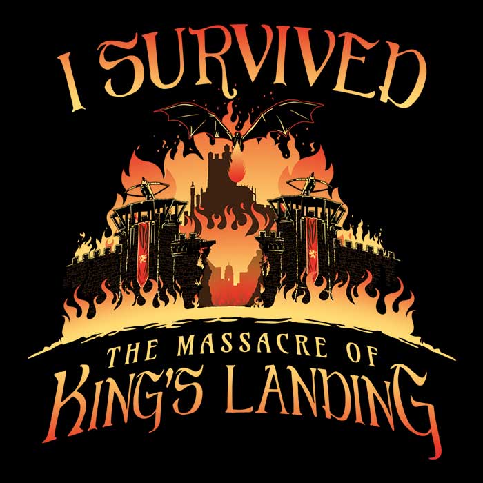 Survived the Mad Queen - Comfortable 80/20 Cotton/Poly Crewneck Sweatshirt
