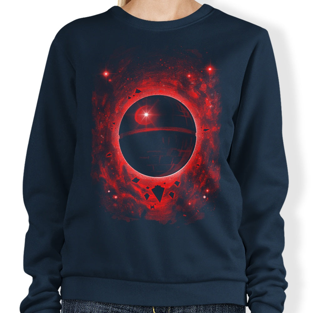 Alemaglia's Unique 'That's No Moon' Sweatshirt