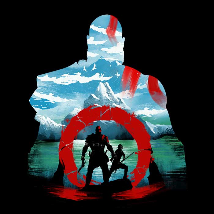 Dandingeroz's God Silhouette Crewneck Sweatshirt in S - 4XL Sizes