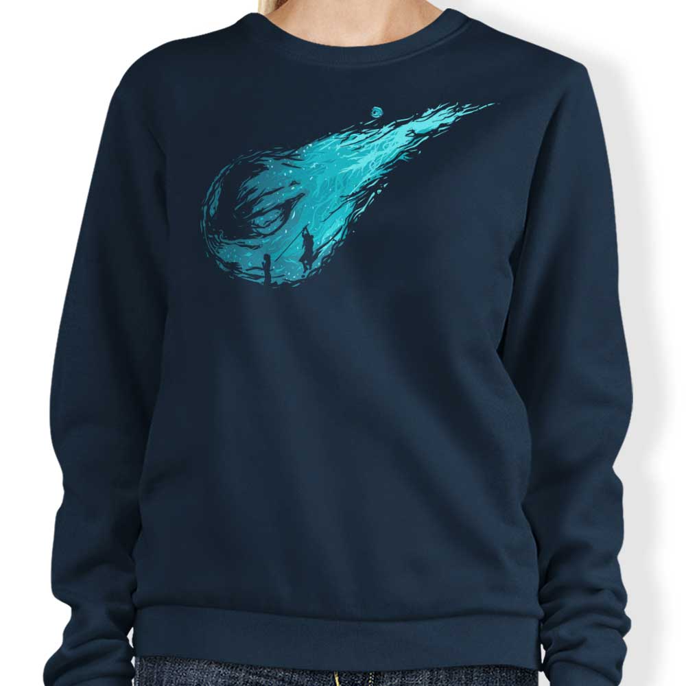 Donnie Illustrations Meteor Crewneck Sweatshirt for Men and Women