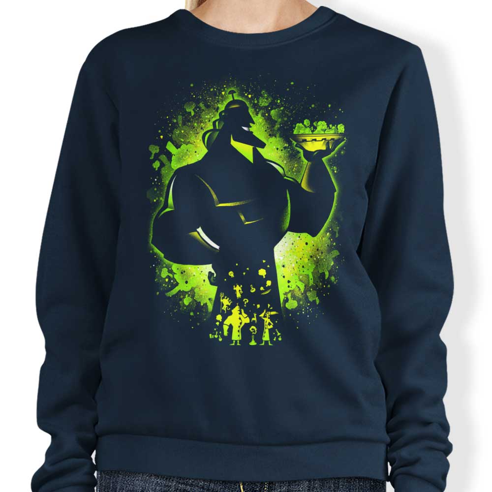 Alemaglia's Stylish More Broccoli Crewneck Sweatshirt for All Sizes