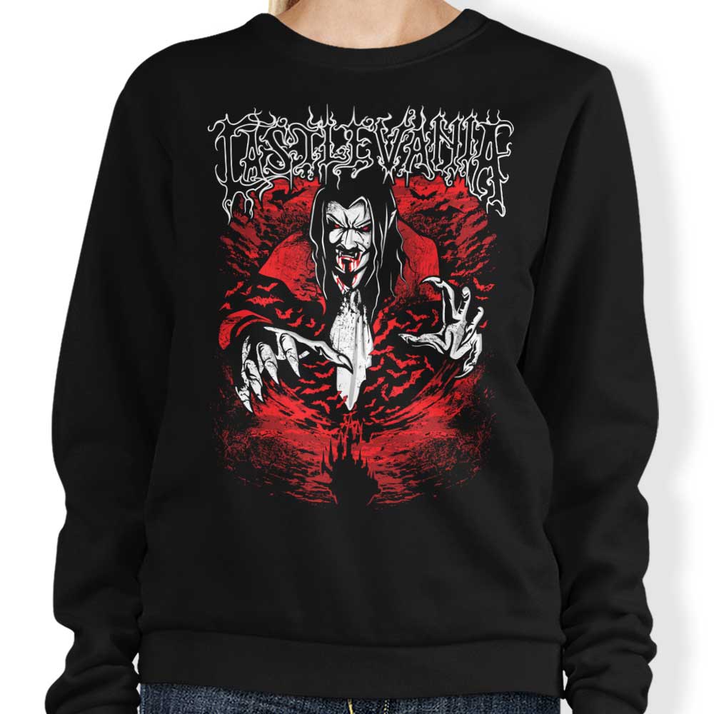 Nighttime Dracula - Comfortable Crewneck Sweatshirt Available in S to 4XL