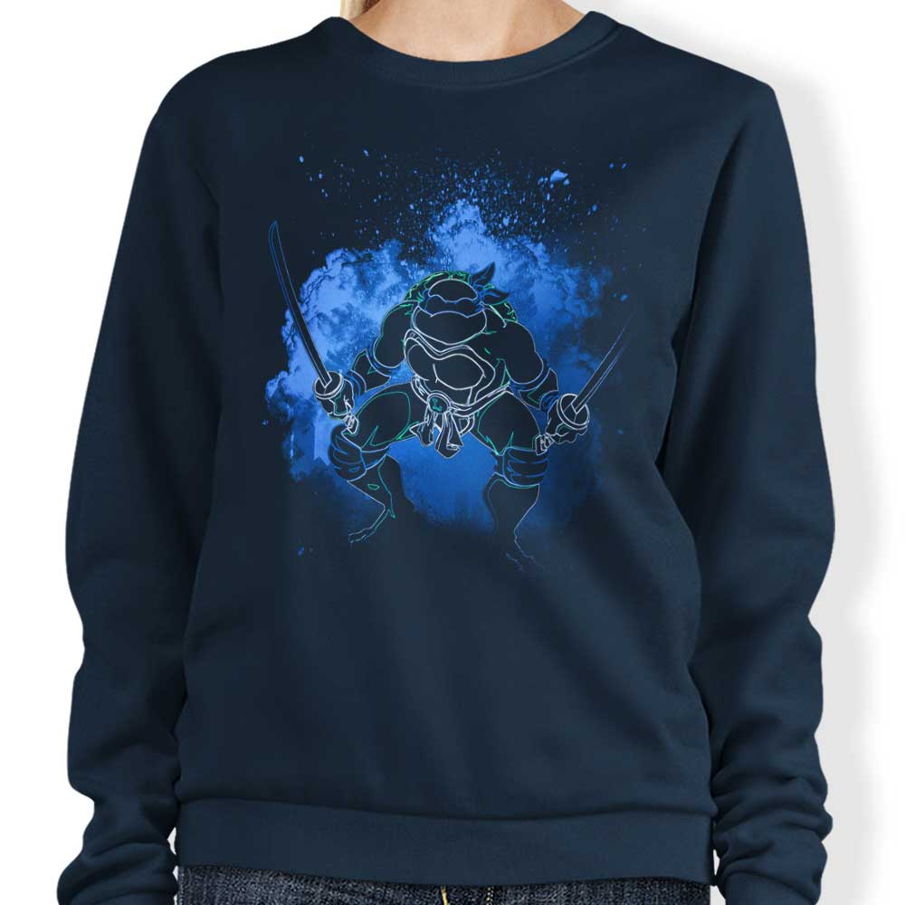 Donnie Illustrations' Blue Soul Crewneck Sweatshirt - S to 4XL Sizes