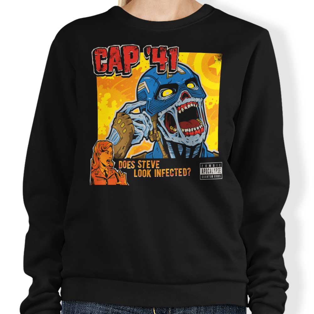 Prime Premne Design '41 Cap Style Crewneck Sweatshirt in S - 4XL Sizes