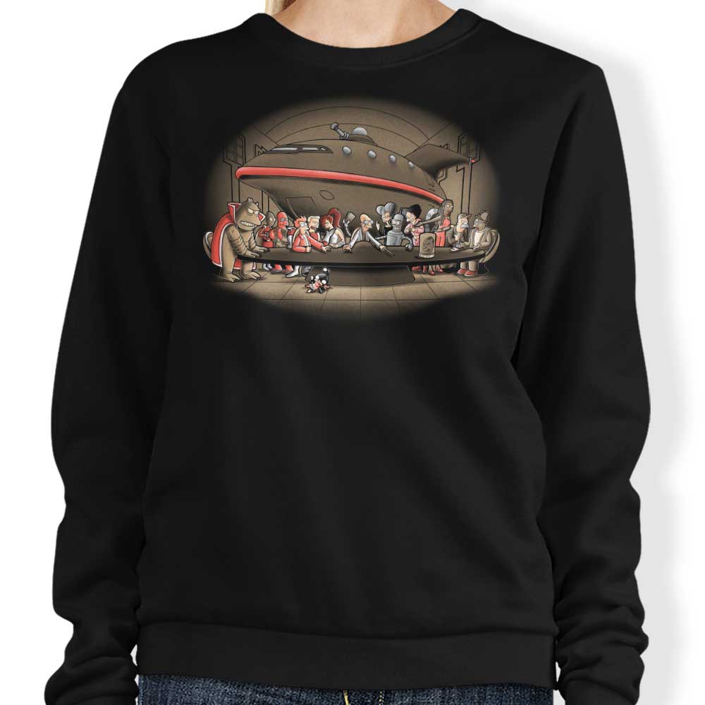 Future Dinner Crewneck Sweatshirt for a Stylish Look
