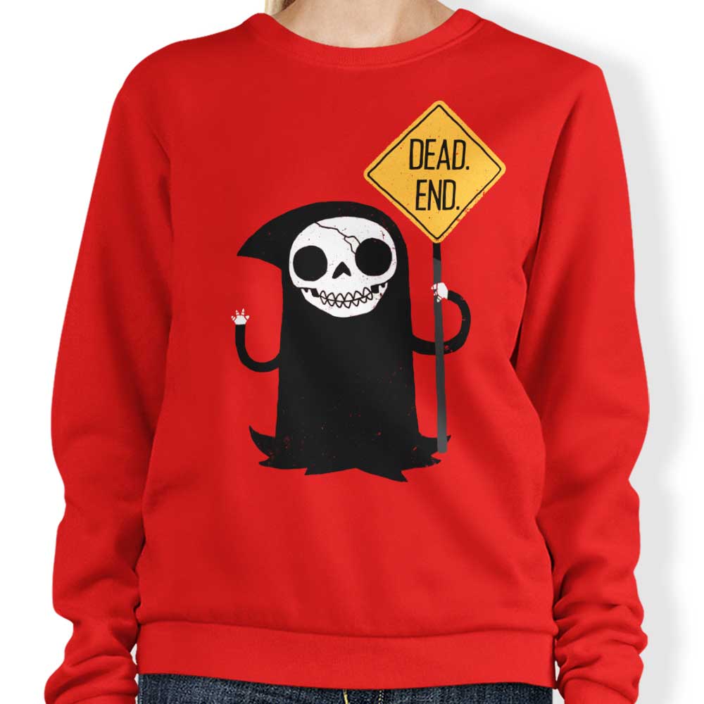 DinoMike's Dead End Crewneck Sweatshirt in S - 4XL Sizes