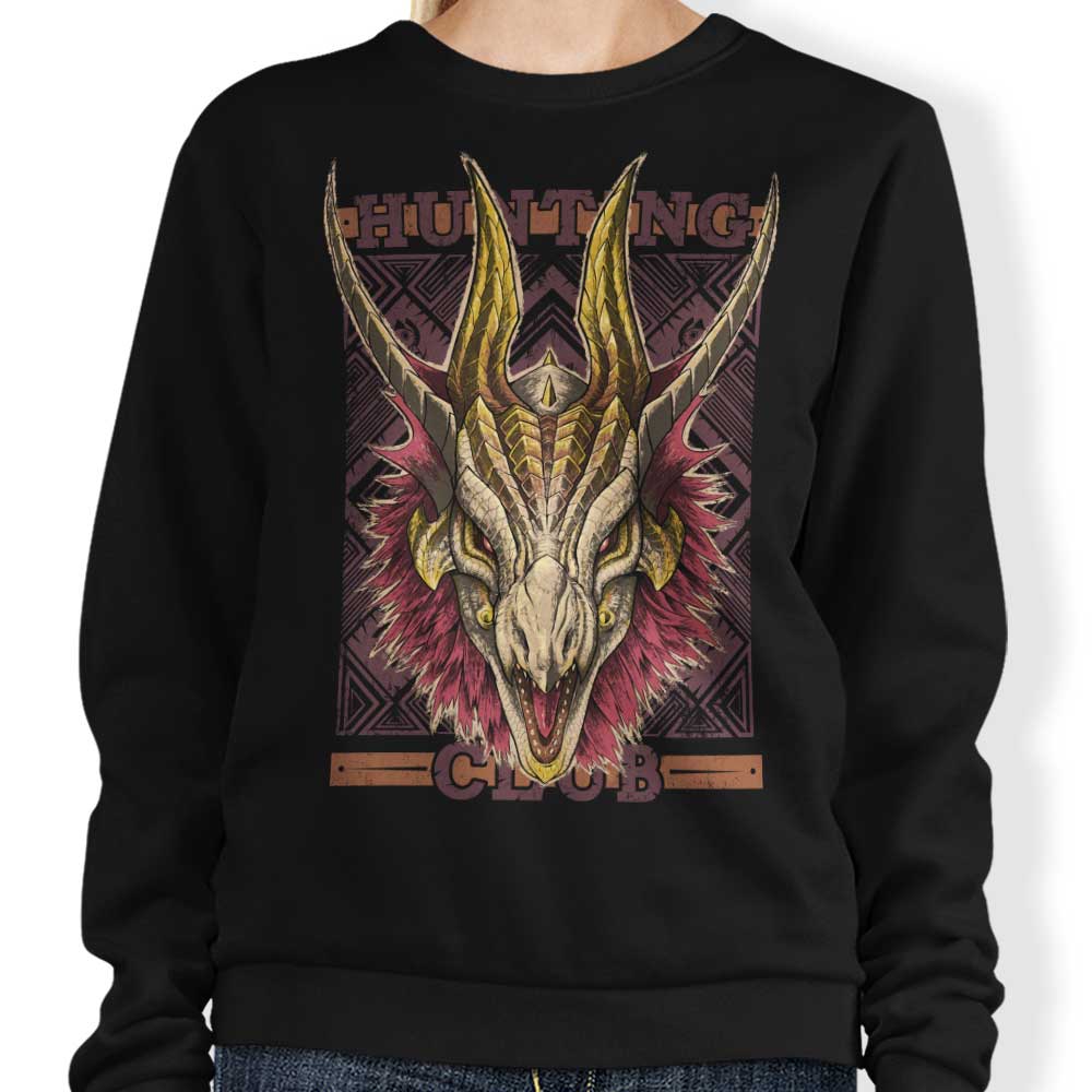 Adam Works Hunting Club Malzeno Men's and Women's Crewneck Sweatshirt for Outdoor Enthusiasts