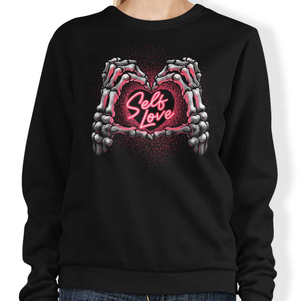 Self Love Crewneck Sweatshirt for Comfortable Wear