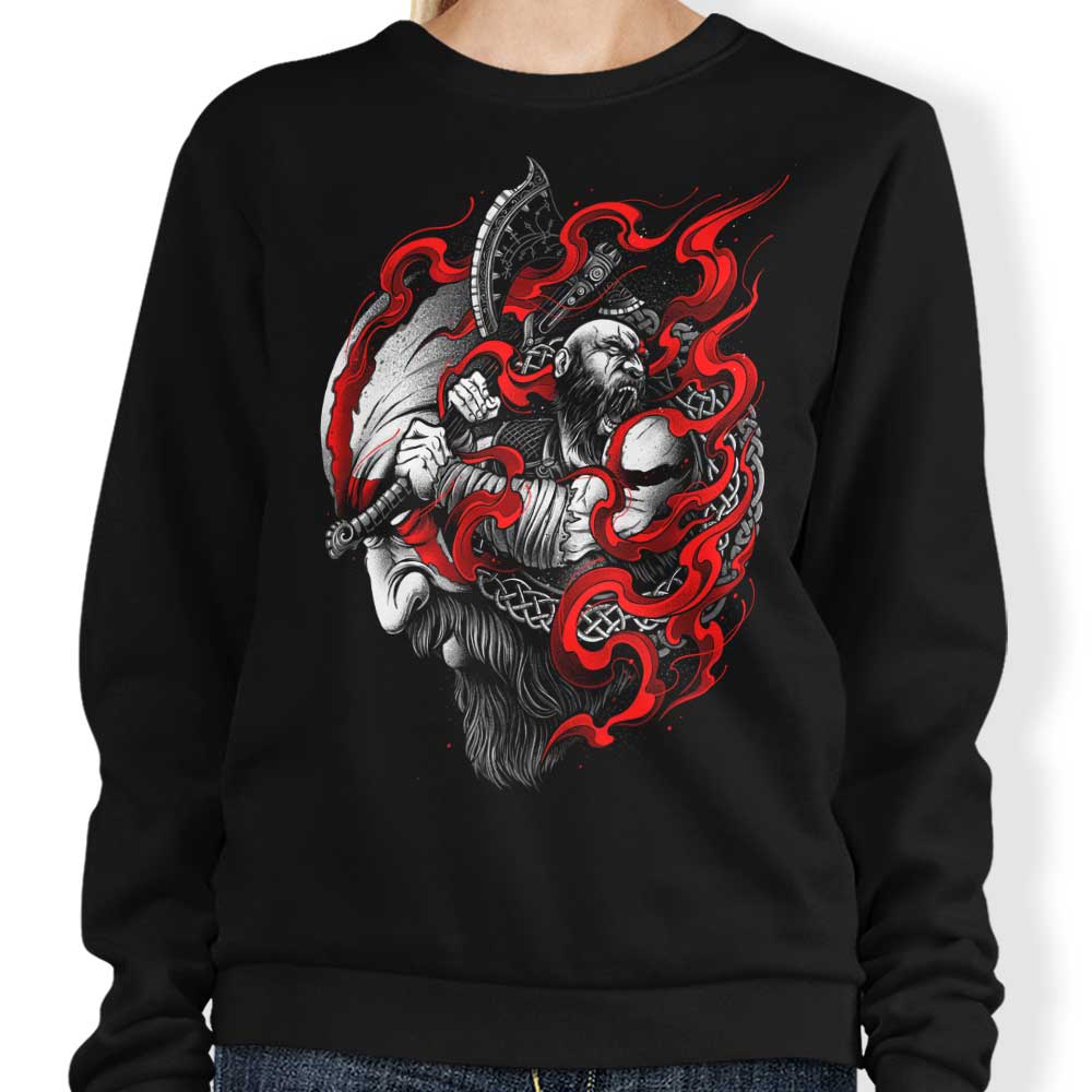 Get Ready for Battle - Glitchygorilla's War-themed Sweatshirt