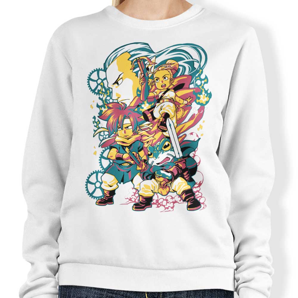 1wing Time - Traveling Crewneck Sweatshirt in S to 4XL Sizes