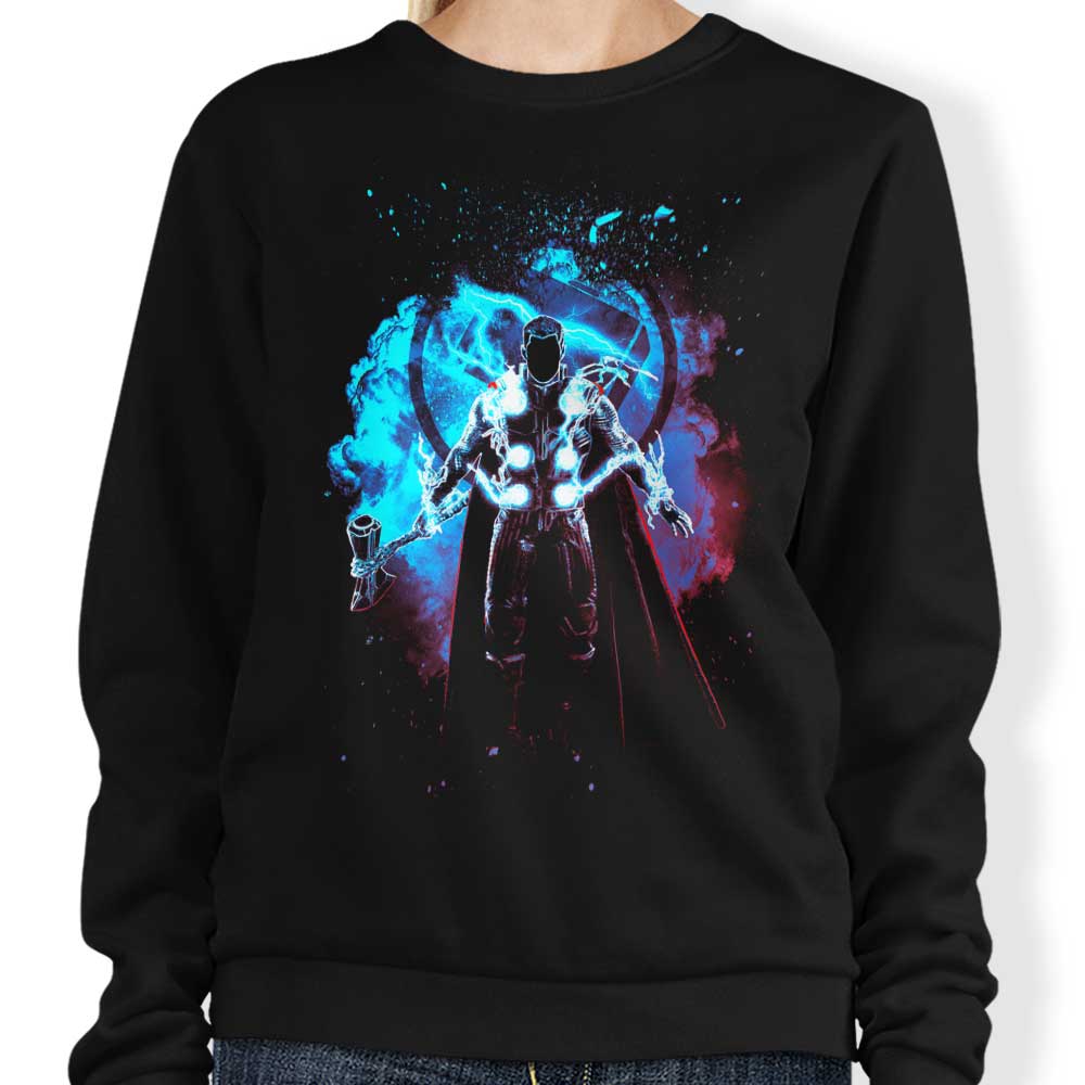 Asgardian Spirit Crewneck Sweatshirt by Donnie Illustrations