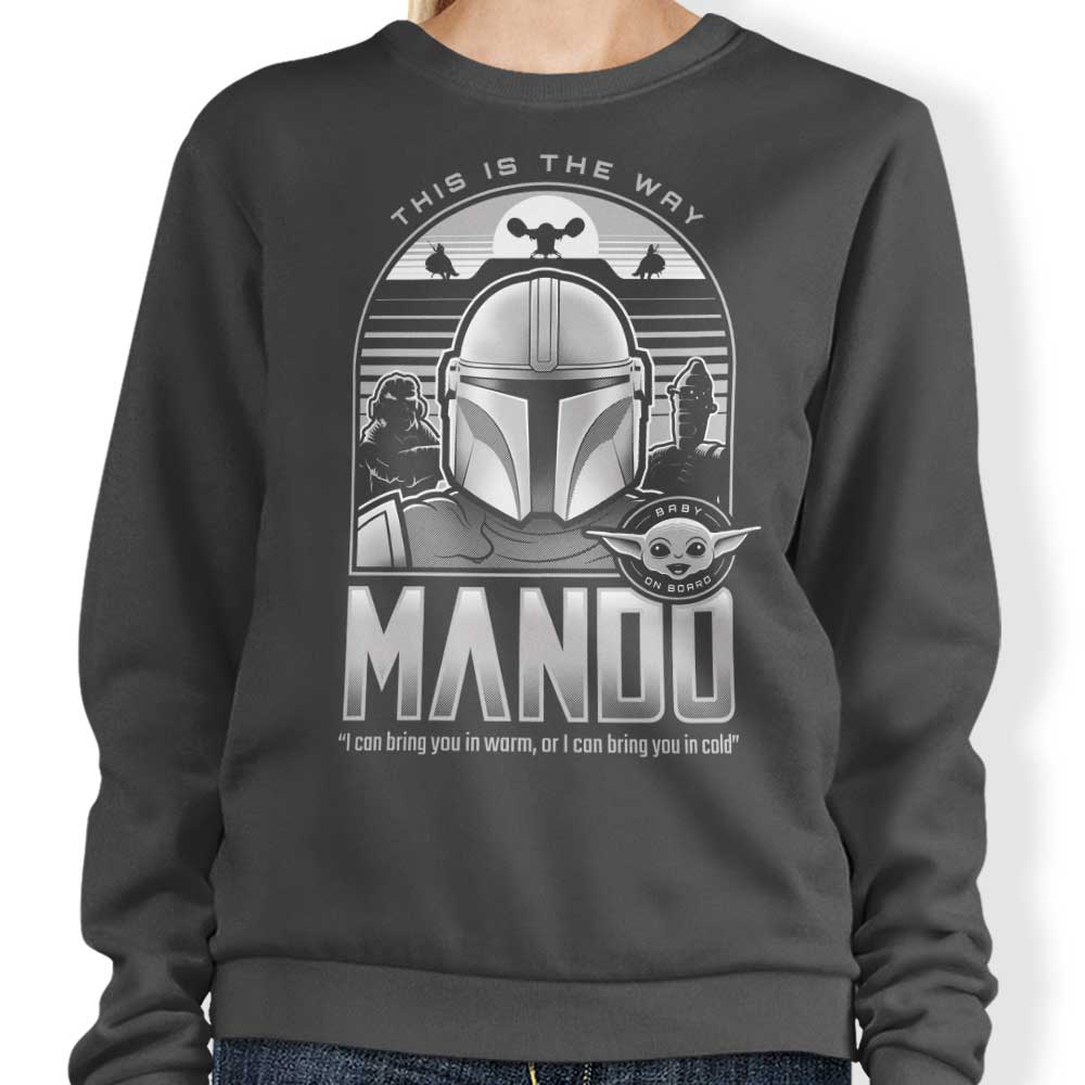 Stationjack's Mando and Friends Crewneck Sweatshirt - Available in S to 4XL Sizes
