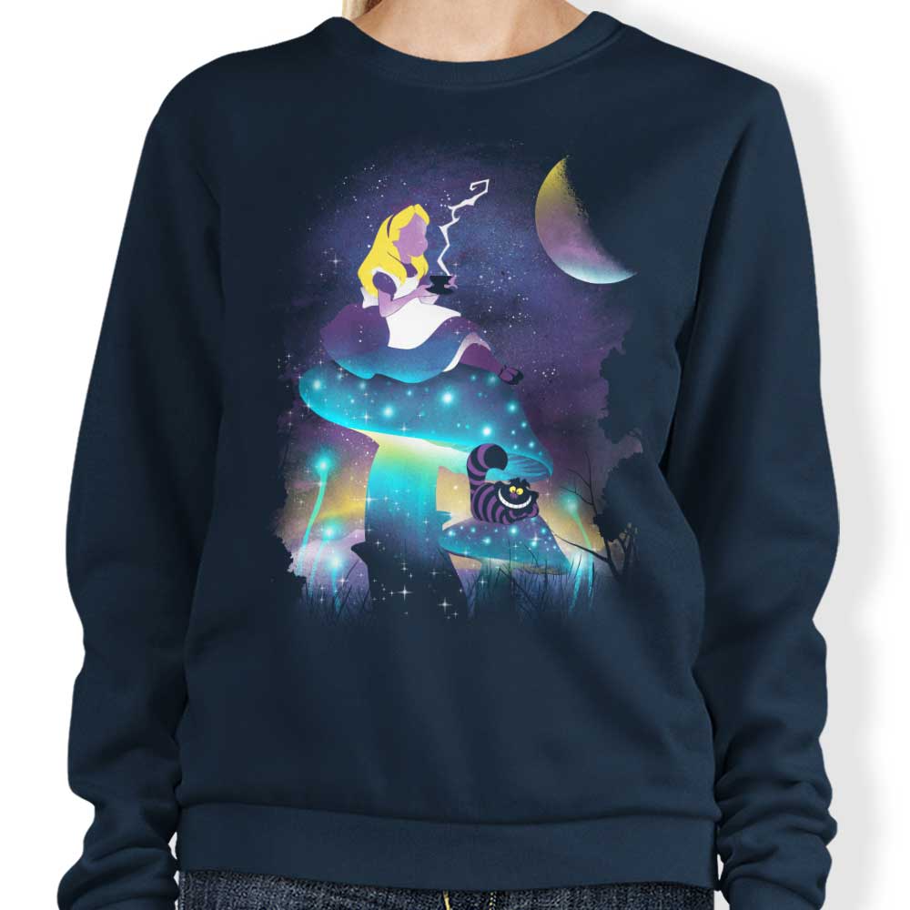Cosmic Wonderland Crewneck Sweatshirt for Men and Women - Comfortable and Durable