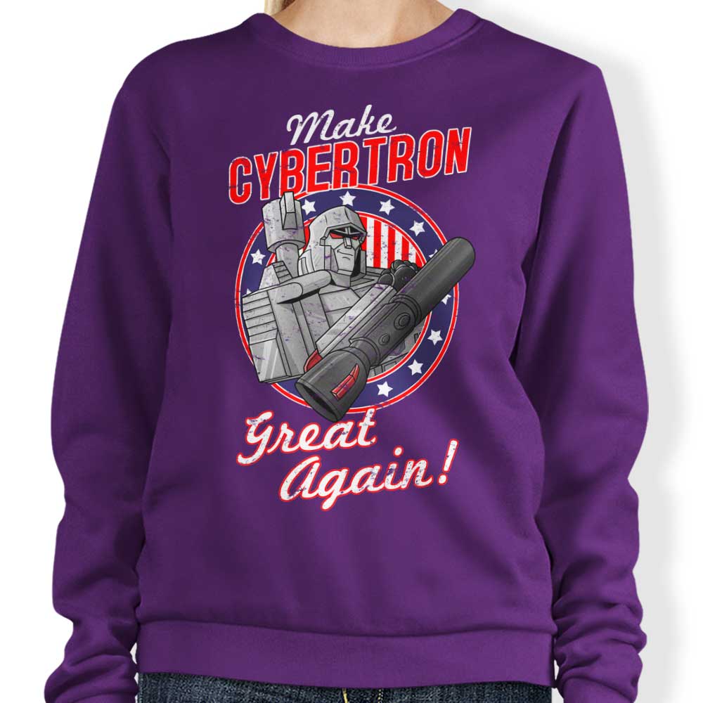 Skullpy's High - Quality 'Make Cybertron Great Again' Crewneck Sweatshirt