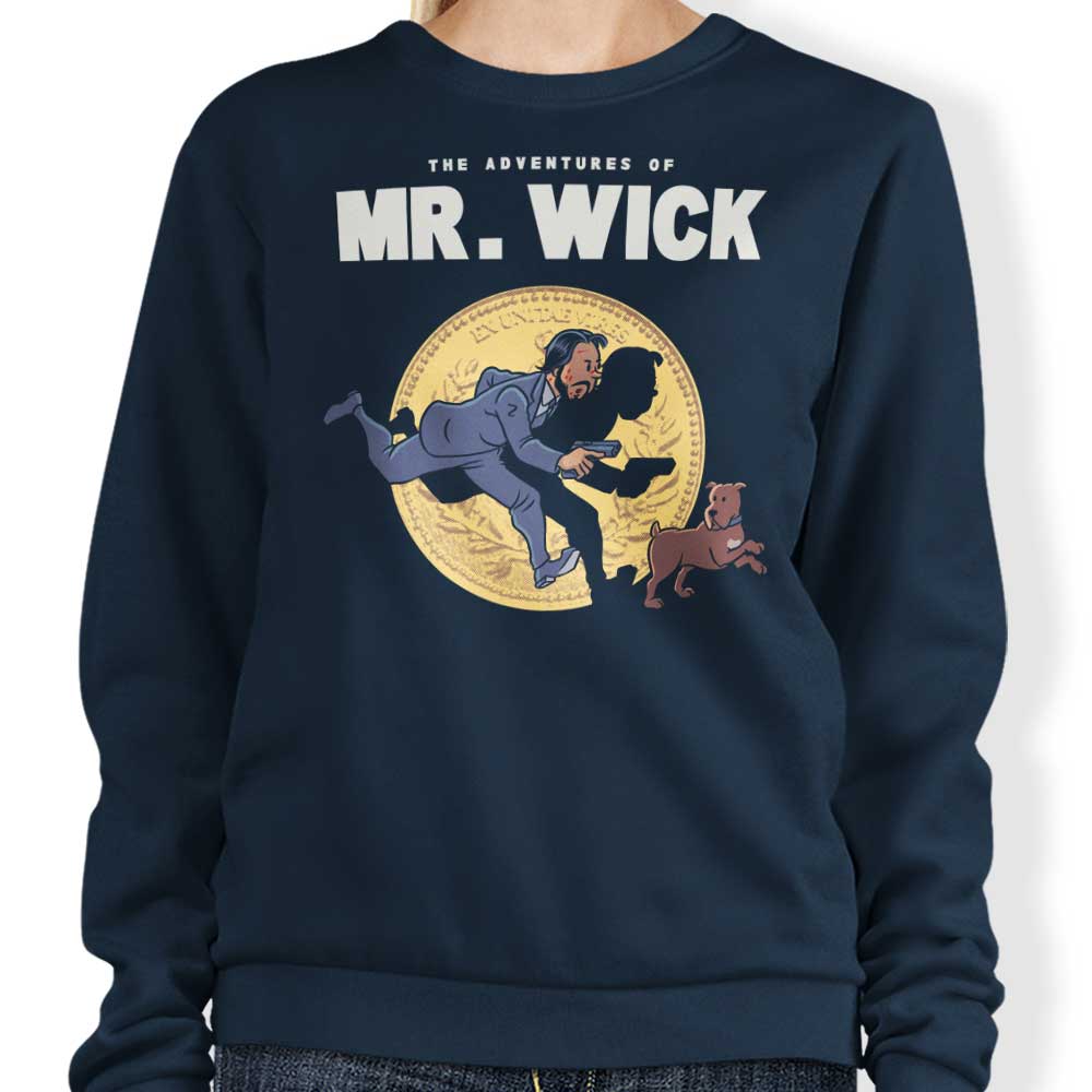 Comfortable Rustenico's Mr. Wick Adventures Crewneck Sweatshirt