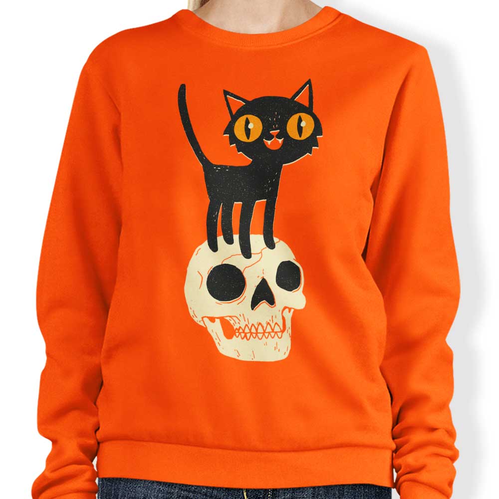 DinoMike's 'What the Cat Dragged In' Crewneck Sweatshirt for Casual Wear