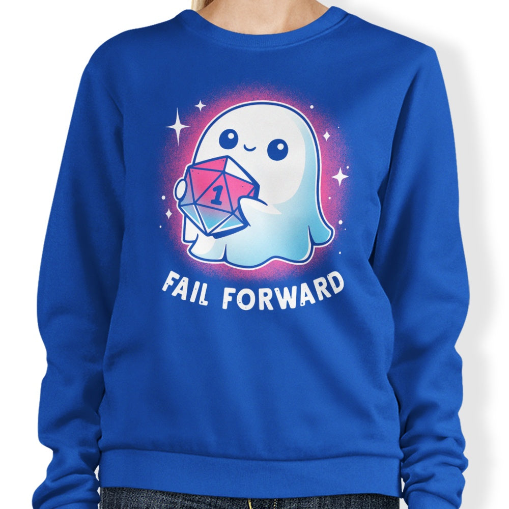 Fail Forward Motivational Sweatshirt by Snouleaf