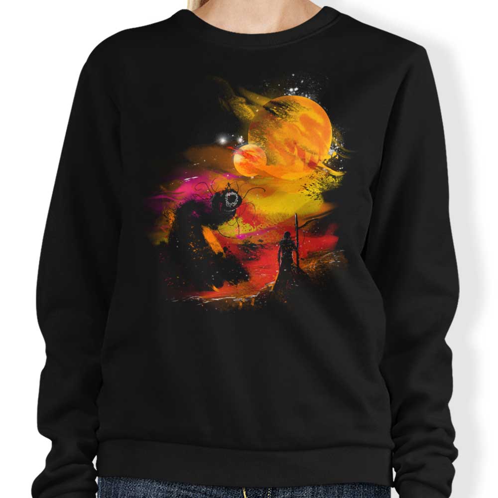 Kharmazero's Arrakis Sunset Crewneck Sweatshirt - Comfortable & Durable