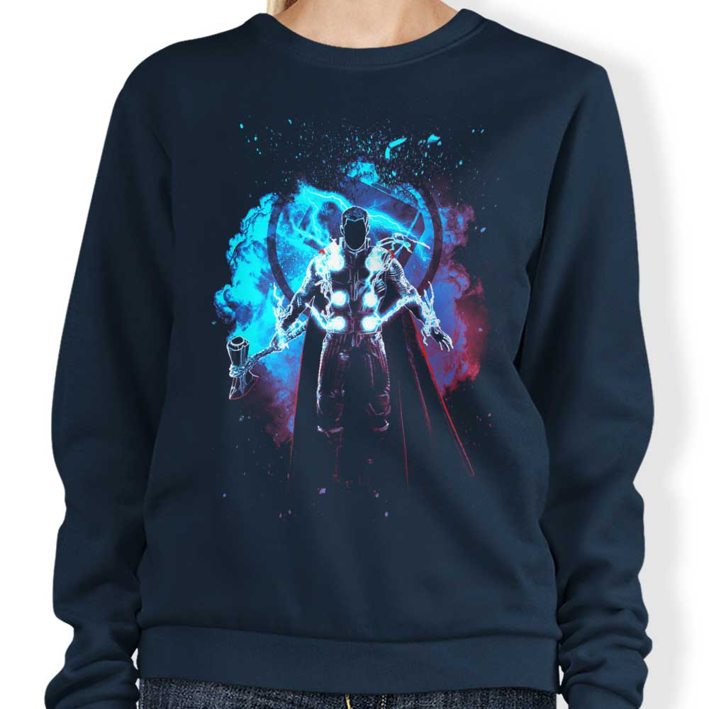 Asgardian Spirit Crewneck Sweatshirt by Donnie Illustrations