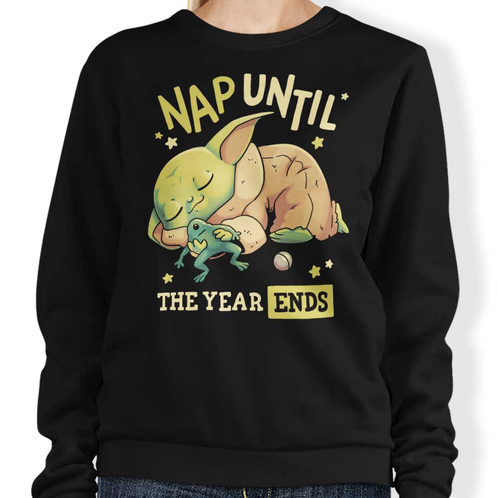 Year-End Nap Inspired Crewneck Sweatshirt by Geekydog