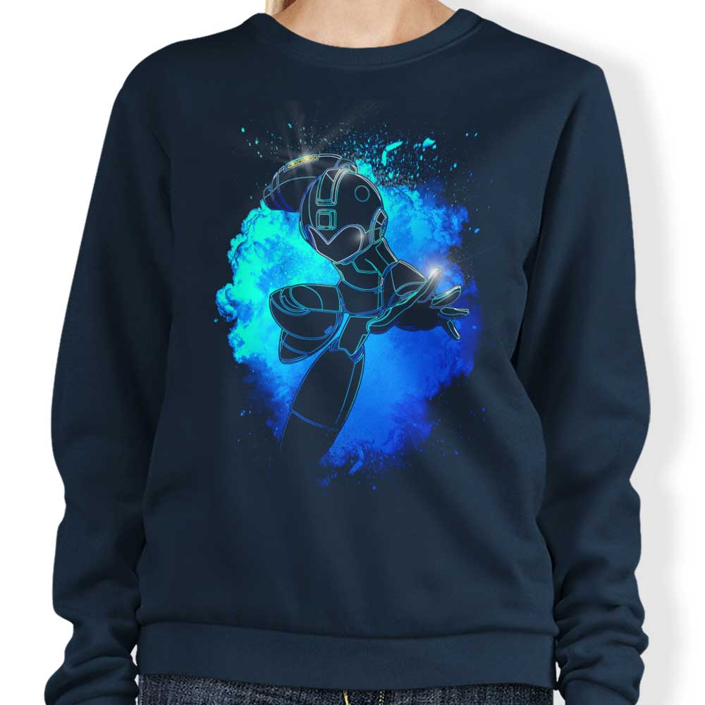 Donnie Illustrations' Mega Soul Crewneck Sweatshirt in S - 4XL Sizes