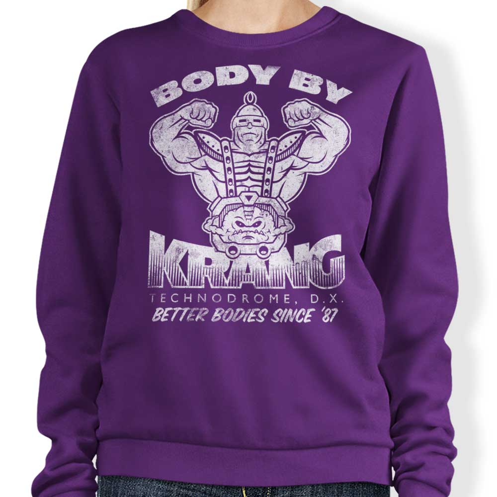 BiggStankDogg's Body by Krang Comfortable Crewneck Sweatshirt