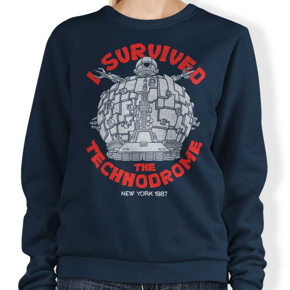 Survive the Technodrome with This Comfortable Crewneck Sweatshirt