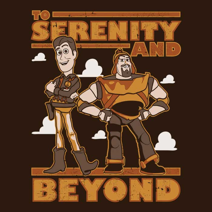 OneShoeOff's 'Journey to Serenity and Beyond' Crewneck Sweatshirt
