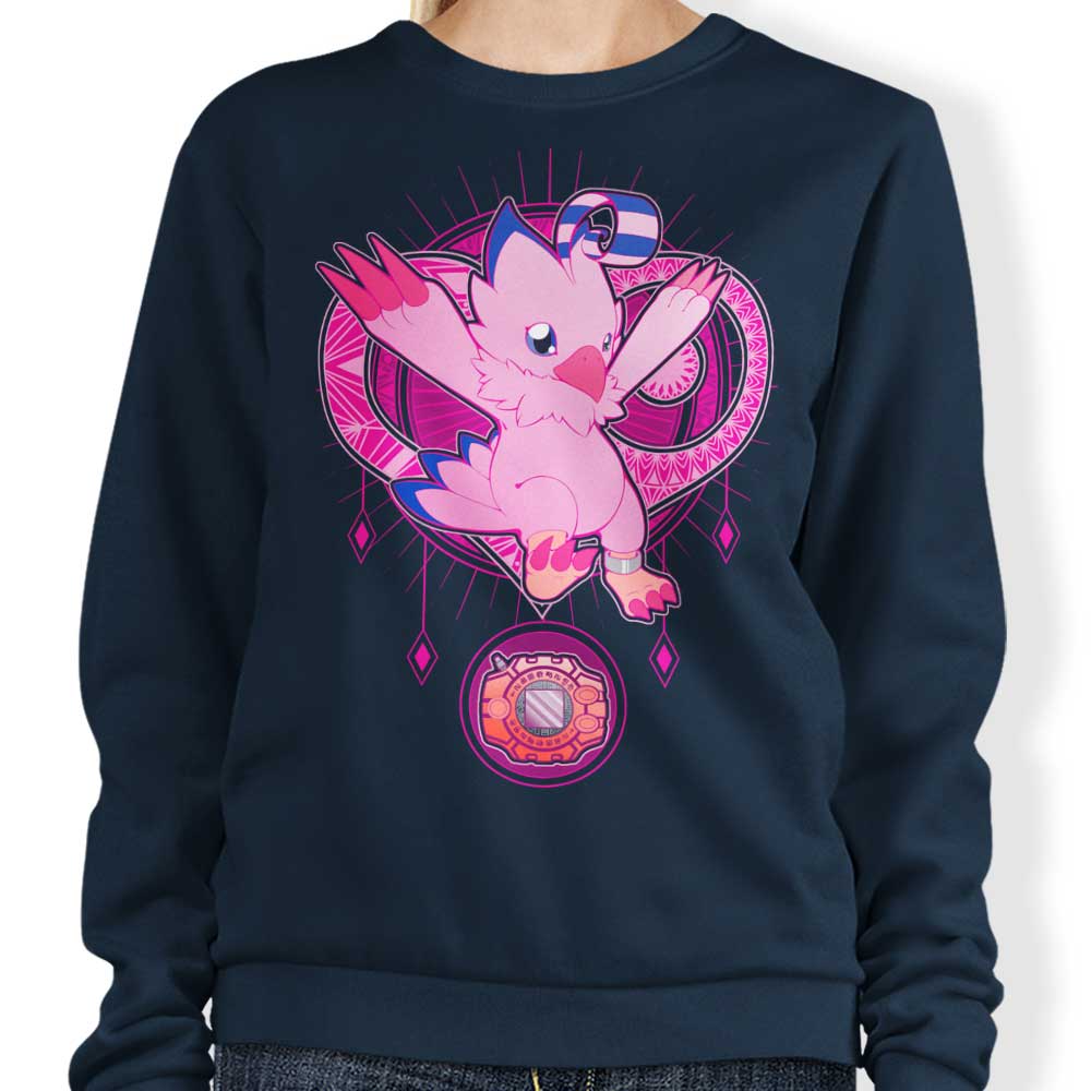 Love Crest - Cozy Crewneck Sweatshirt by Chocolate Raisin Fury