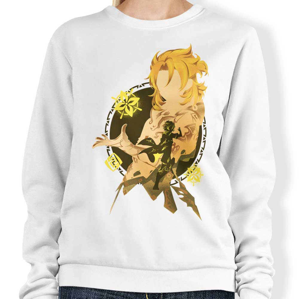 Hypertwenty Kreideprinz Albedo Comfortable Crewneck Sweatshirt in S - 4XL