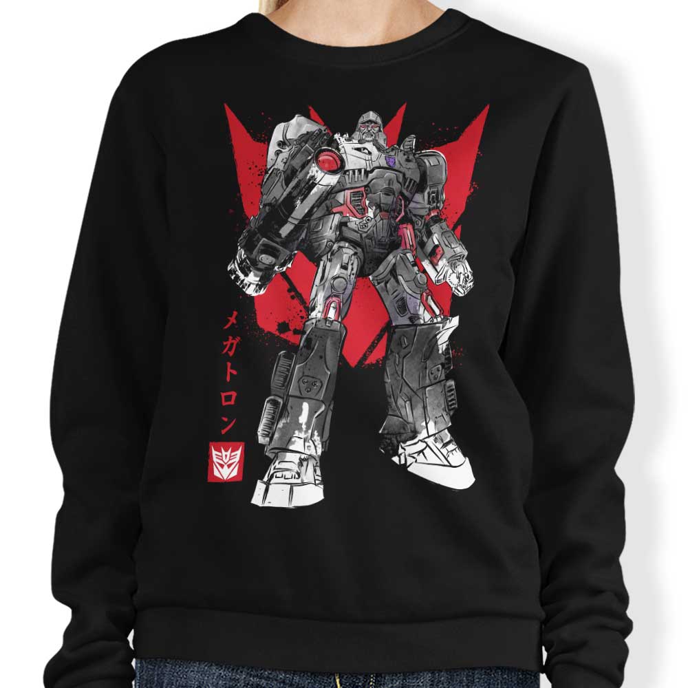 Dr. Monekers' Stylish Destruction Sumi-e Sweatshirt