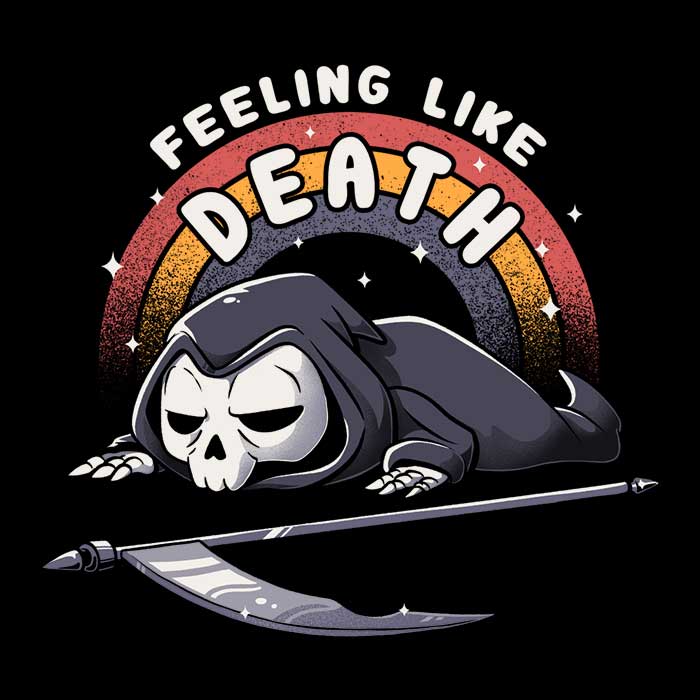 Edu.ely's 'Feeling Like Death' Crewneck Sweatshirt for All Sizes
