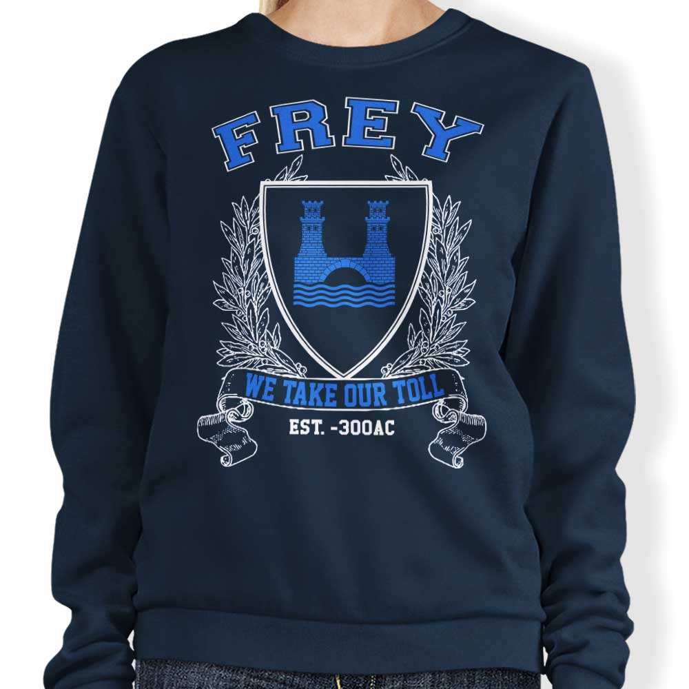 Digital Phoenix's Frey University Crewneck Sweatshirt for All Sizes