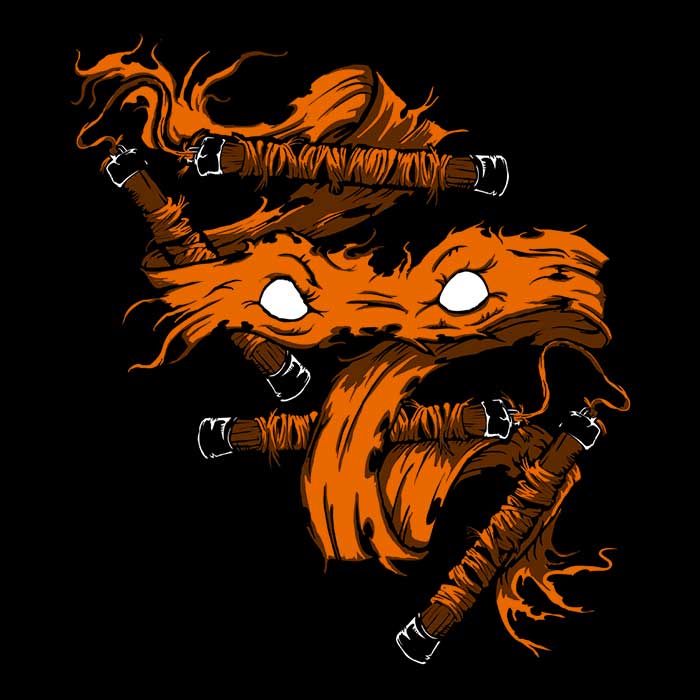 TwistMedia Orange Rage 8.5-ounce Crewneck Sweatshirt S - 4XL